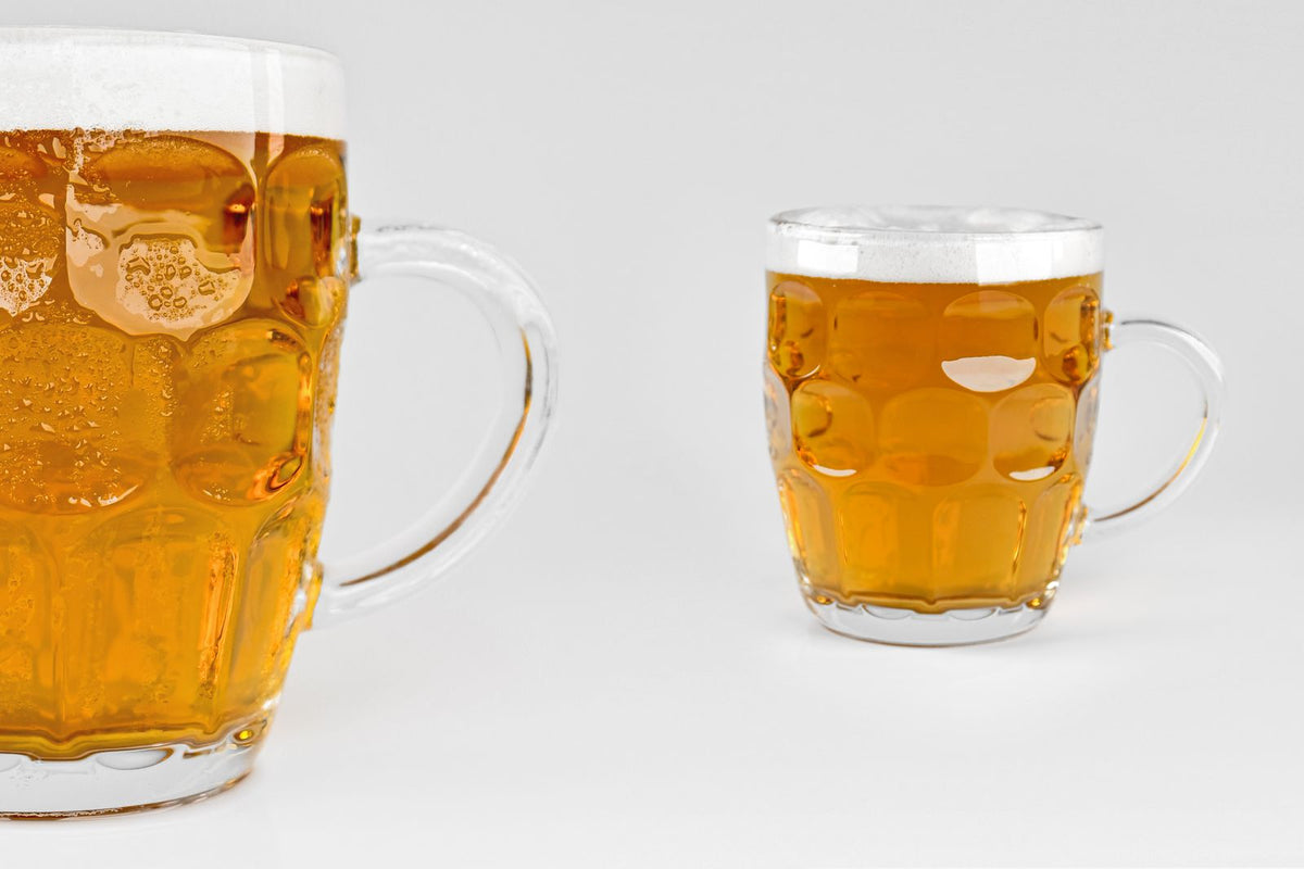 Engraved Glass Beer Mug