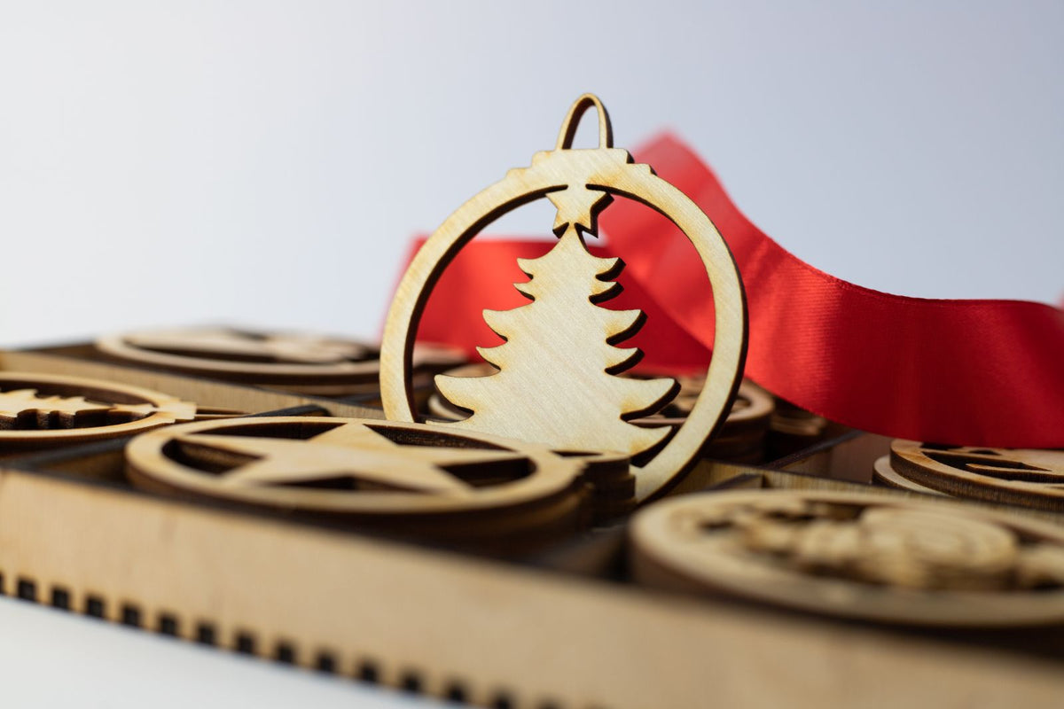 Engraved Wooden Ornaments