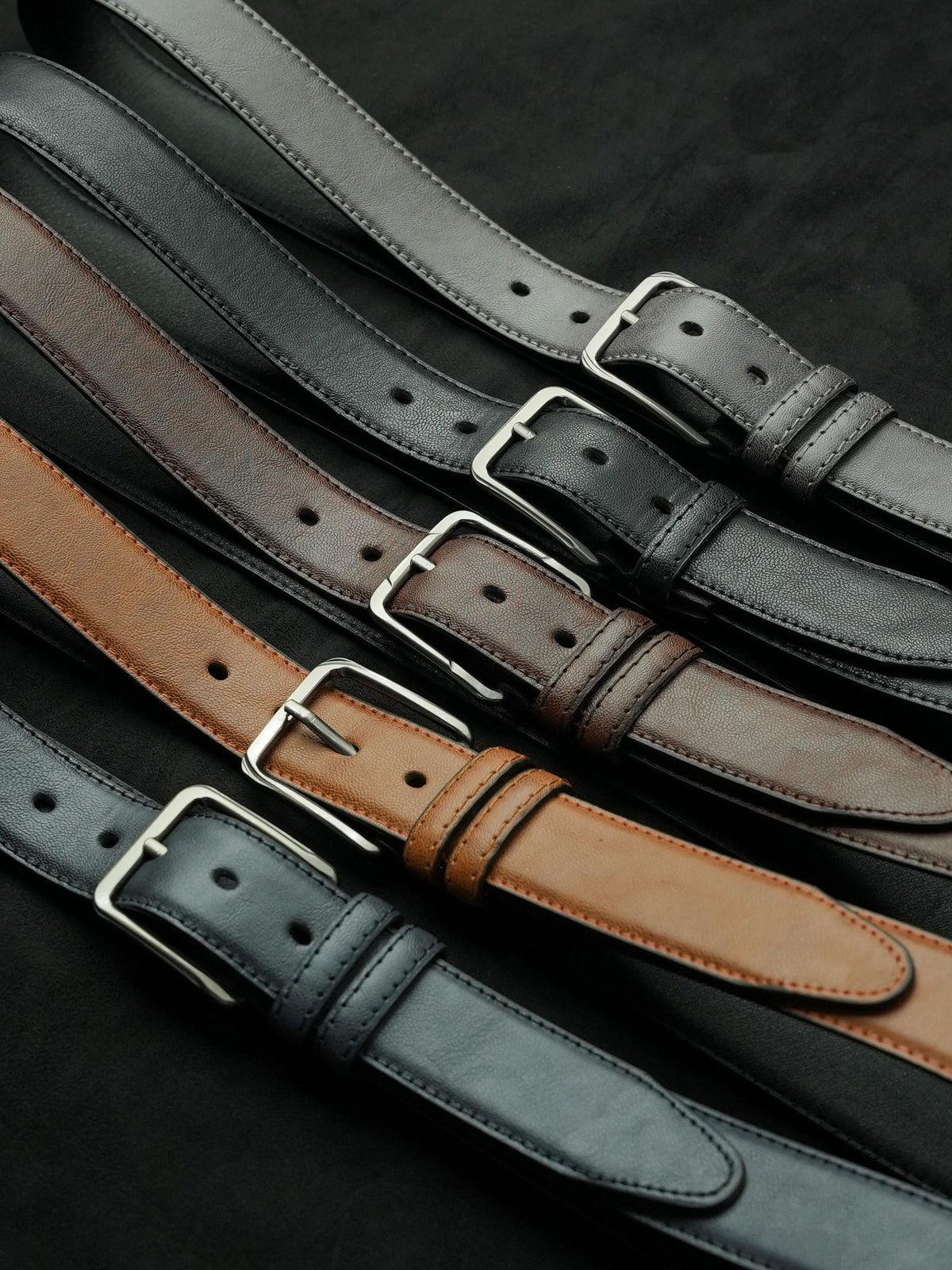 Engraved Leather Belt