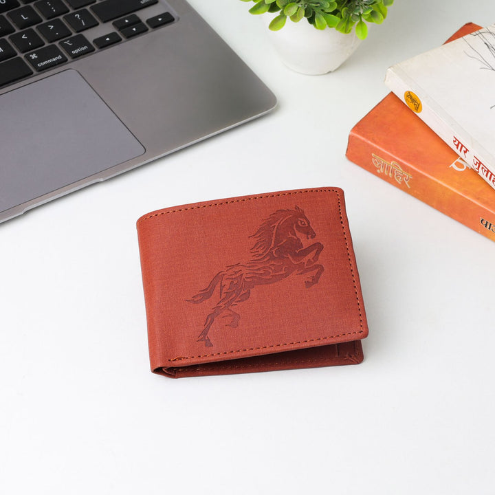 Engraved Leather Wallet