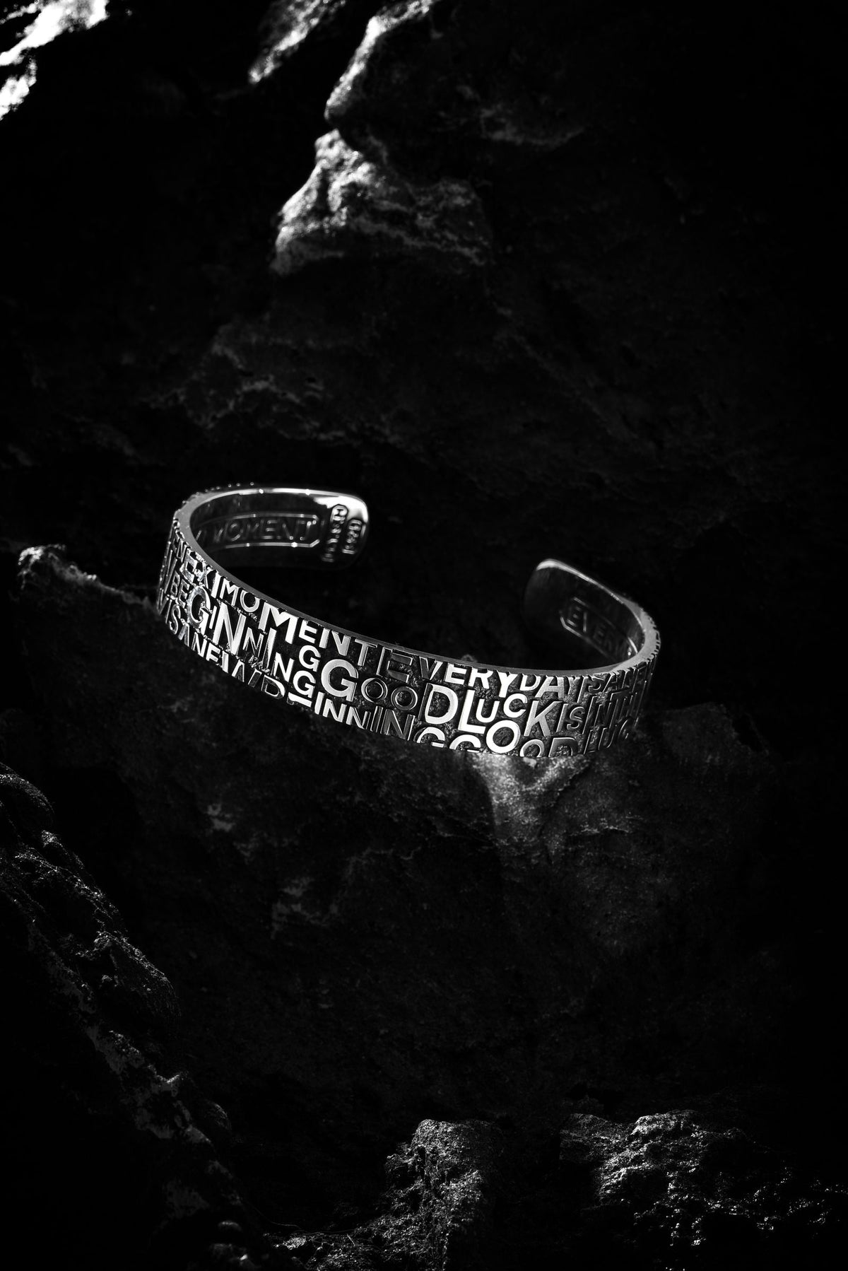 Engraved Message Cuff Bracelet – photo 2