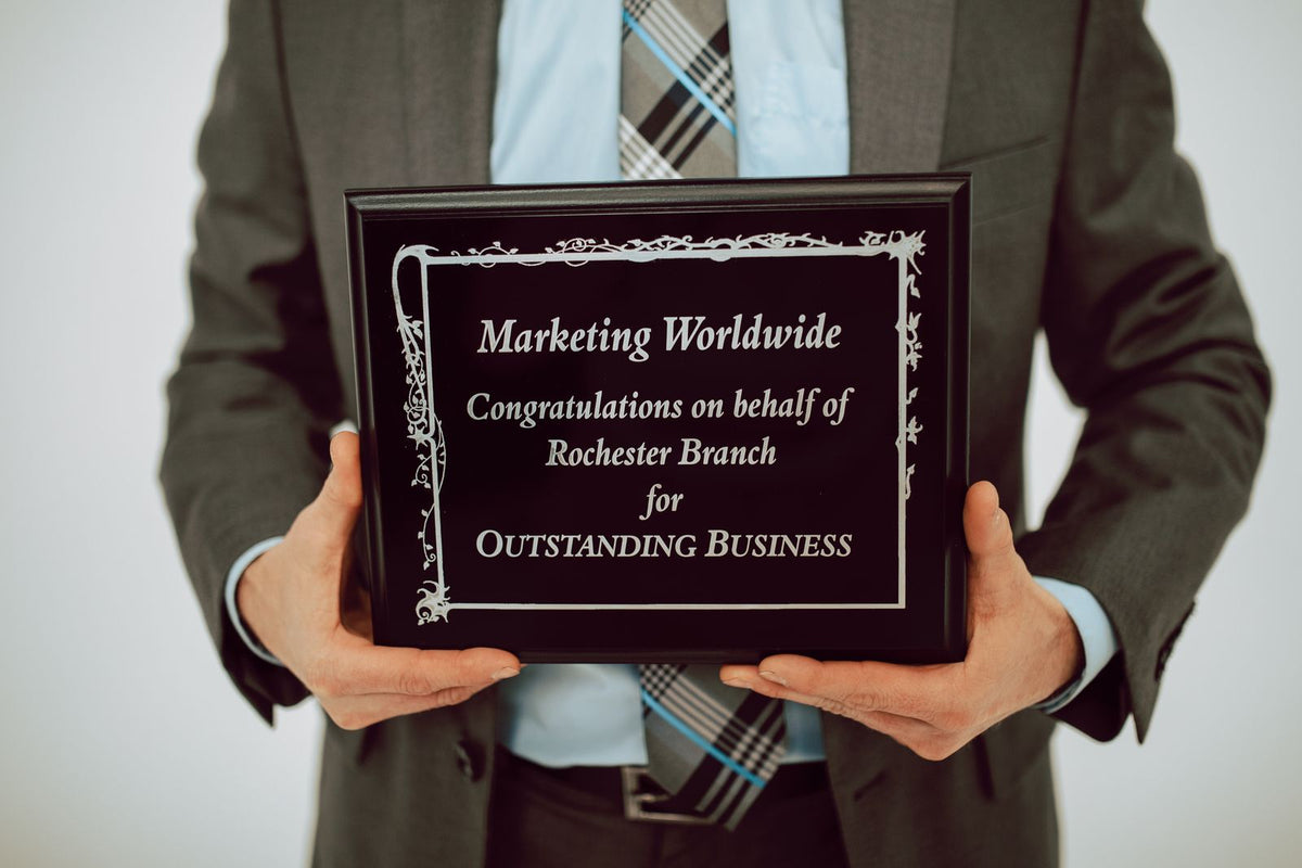 Engraved Award Plaque